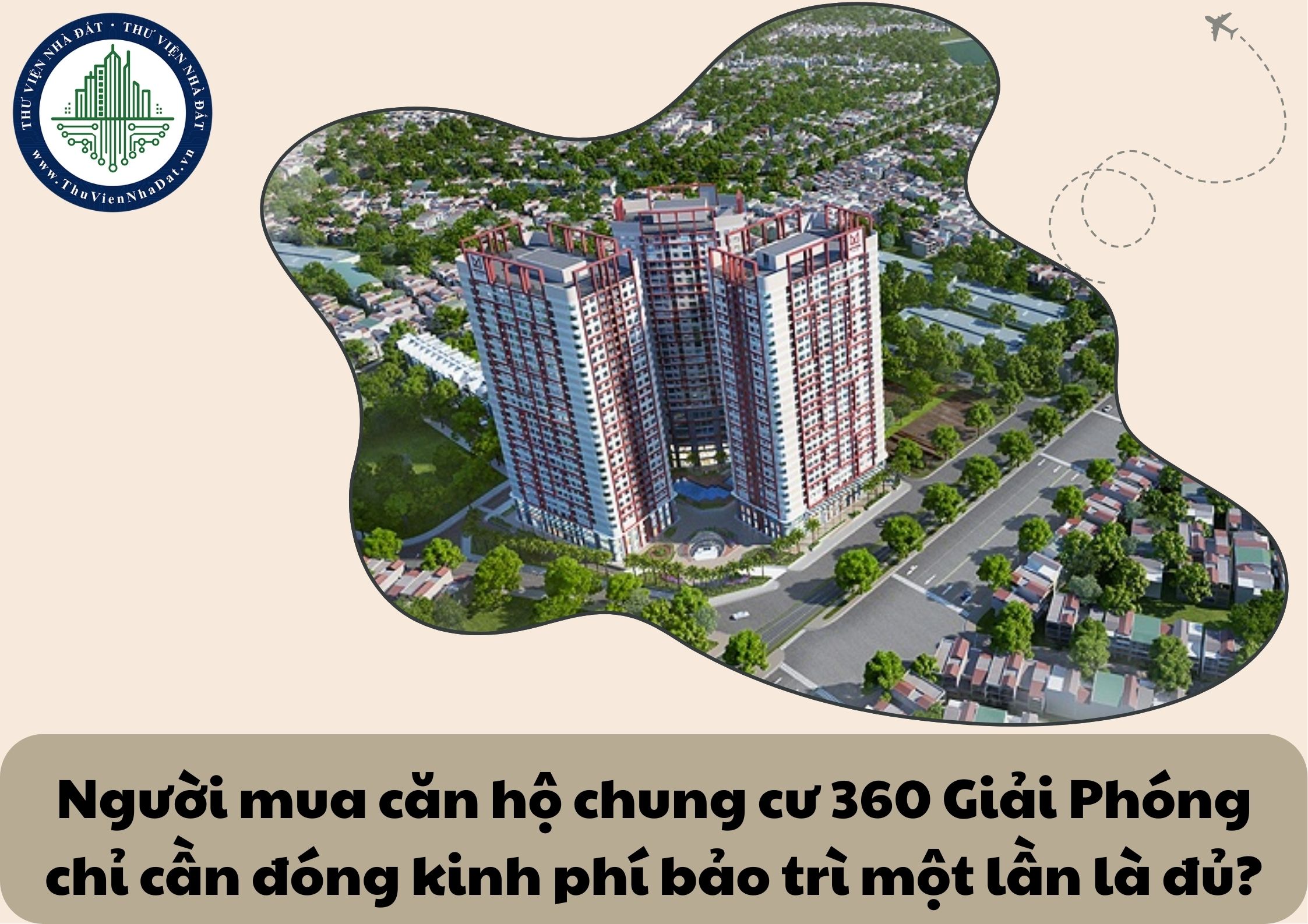 Người mua căn hộ chung cư 360 Giải Phóng chỉ cần đóng kinh phí bảo trì một lần là đủ?