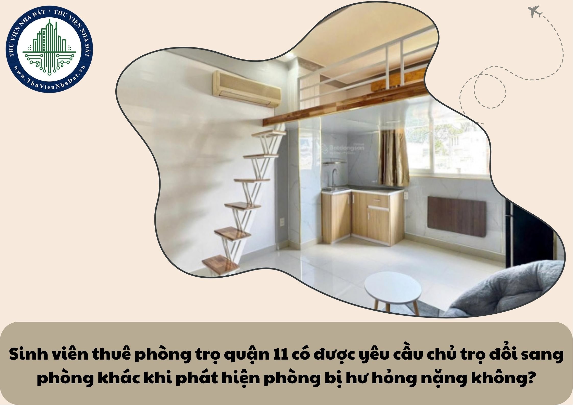 Sinh viên thuê phòng trọ quận 11 có được yêu cầu chủ trọ đổi sang phòng khác khi phát hiện phòng bị hư hỏng nặng không?
