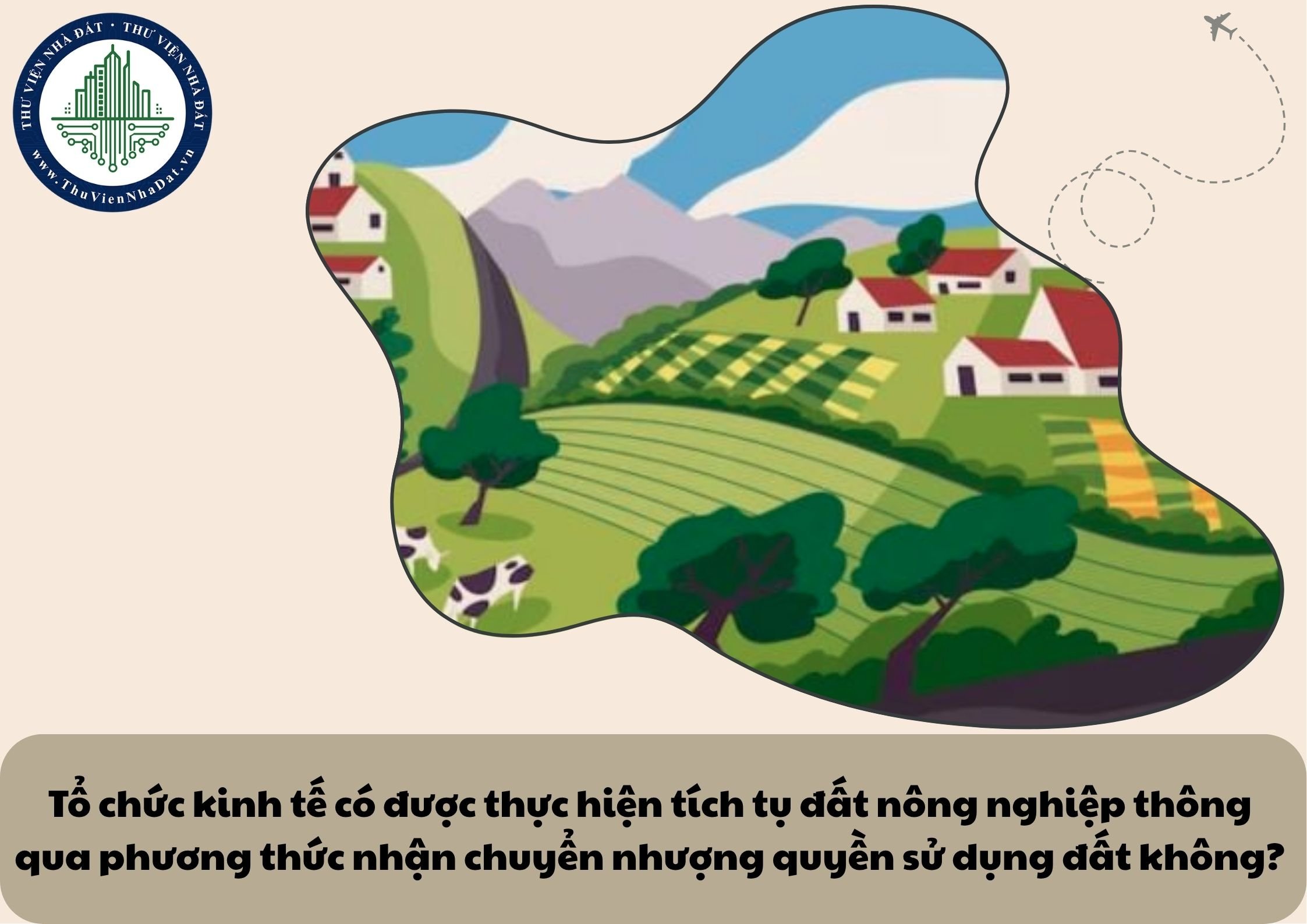 Tổ chức kinh tế có được thực hiện tích tụ đất nông nghiệp thông qua phương thức nhận chuyển nhượng quyền sử dụng đất không?