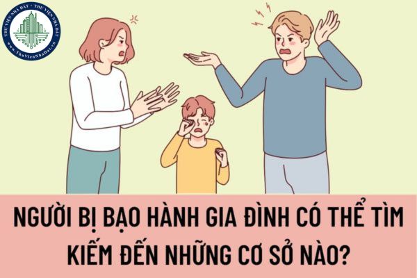 Người bị bạo hành gia đình có thể tìm kiếm đến những cơ sở nào để được trợ giúp phòng, chống bạo lực gia đình?
