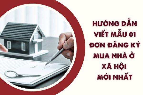 Hướng dẫn viết mẫu 01 đơn đăng ký mua nhà ở xã hội mới nhất