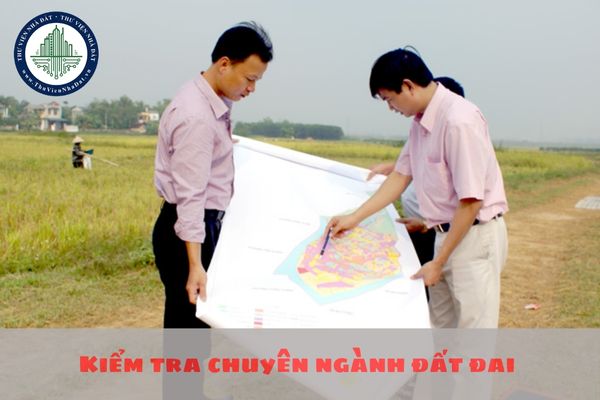 Kiểm tra chuyên ngành đất đai là gì? Việc kiểm tra chuyên ngành đất đai được thực hiện như thế nào?