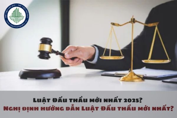 Luật Đấu thầu mới nhất 2025? Nghị định hướng dẫn Luật Đấu thầu mới nhất?