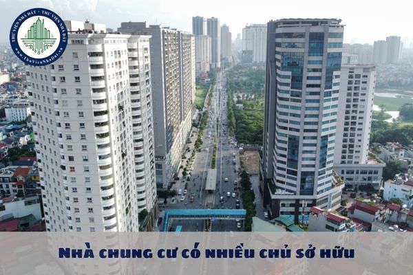 Việc xác định phần sở hữu chung trong nhà chung cư có nhiều chủ sở hữu được thực hiện như thế nào?