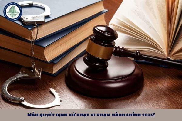 Mẫu quyết định xử phạt vi phạm hành chính 2025?