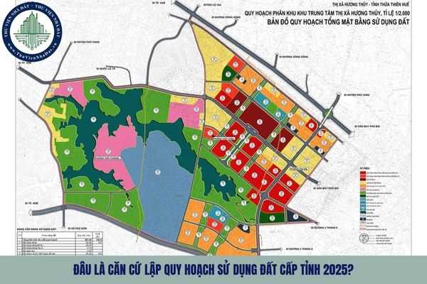 Đâu là căn cứ lập quy hoạch sử dụng đất cấp tỉnh 2025?