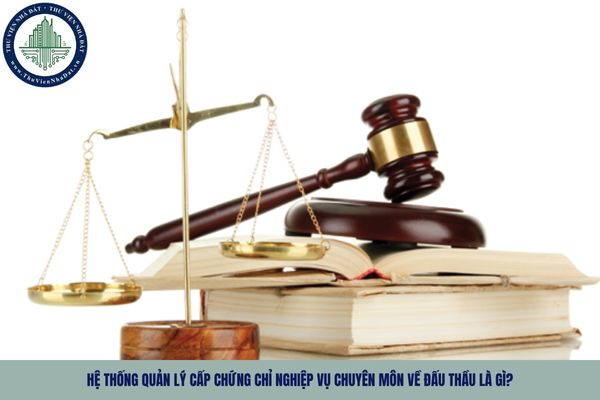 Hệ thống quản lý cấp chứng chỉ nghiệp vụ chuyên môn về đấu thầu là gì?