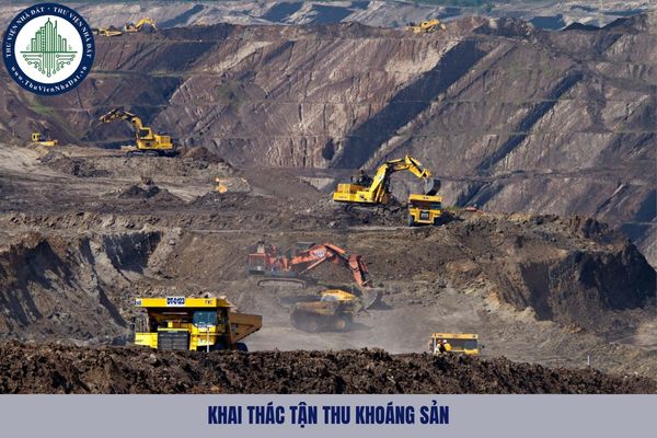 Khai thác tận thu khoáng sản gồm những hoạt đông nào? 