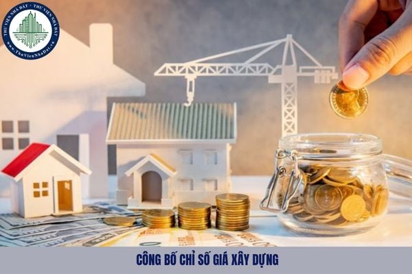 Kinh phí cho việc công bố chỉ số giá xây dựng được bố trí từ nguồn nào?