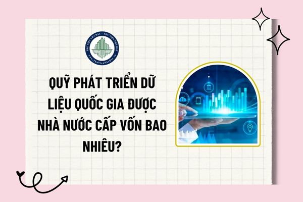 Quỹ Phát triển dữ liệu quốc gia được Nhà nước cấp vốn bao nhiêu?