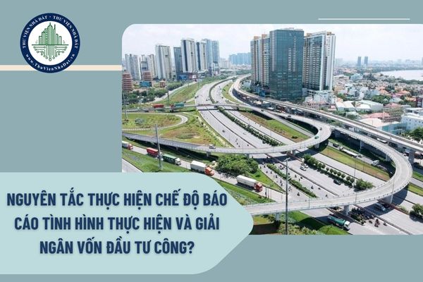 Nguyên tắc thực hiện chế độ báo cáo tình hình thực hiện và giải ngân vốn đầu tư công?