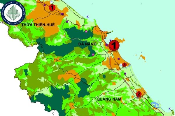 Bản đồ hiện trạng sử dụng đất vùng đô thị Đà Nẵng tỷ lệ 1/100.000