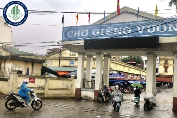 Phương án sử dụng đất của Ban Quản lý Chợ Giếng Vuông thực hiện chuyển đổi thành công ty cổ phần