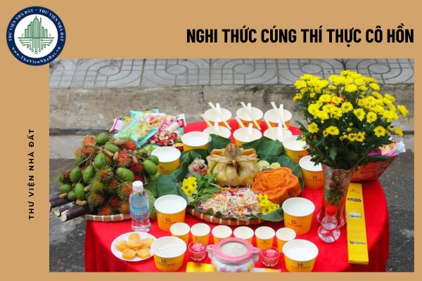 Nghi thức cúng thí thực cô hồn 2025 chuẩn nhất