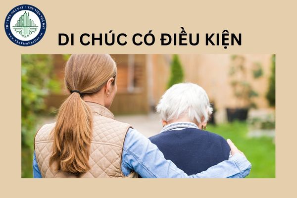 Bố lập di chúc để lại căn nhà cho con với điều kiện nhận chăm sóc mẹ được không?