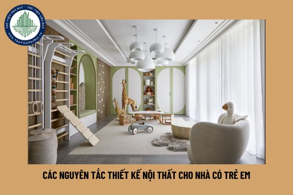 Các nguyên tắc thiết kế nội thất cho nhà có trẻ em