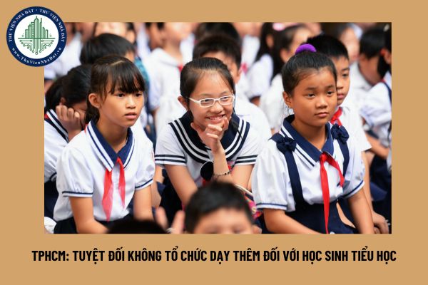 TPHCM: Tuyệt đối không tổ chức dạy thêm đối với học sinh tiểu học