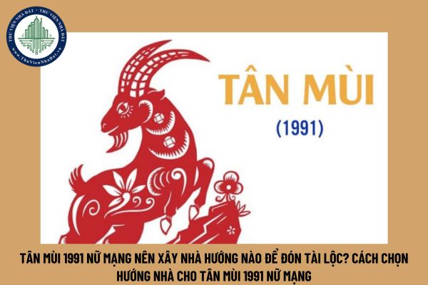 Tân Mùi 1991 nữ mạng nên xây nhà hướng nào để đón tài lộc? Cách chọn hướng nhà cho Tân Mùi 1991 nữ mạng