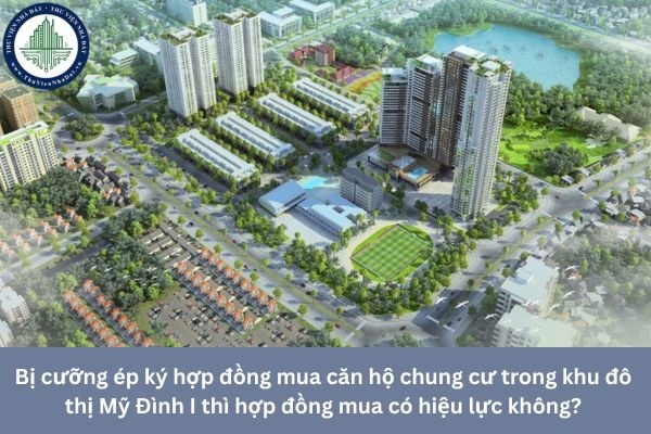 Bị cưỡng ép ký hợp đồng mua căn hộ chung cư trong khu đô thị Mỹ Đình I thì hợp đồng mua có hiệu lực không?