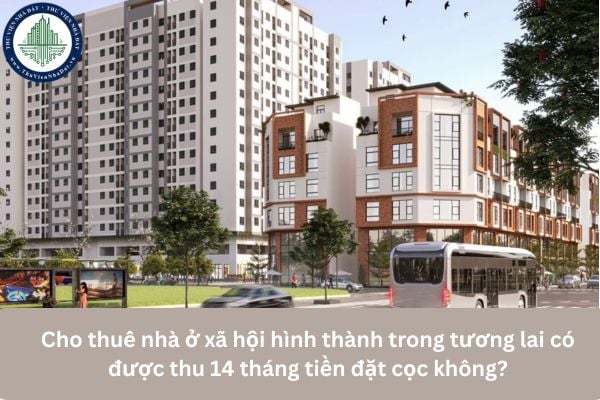 Cho thuê nhà ở xã hội hình thành trong tương lai có được thu 14 tháng tiền đặt cọc không?