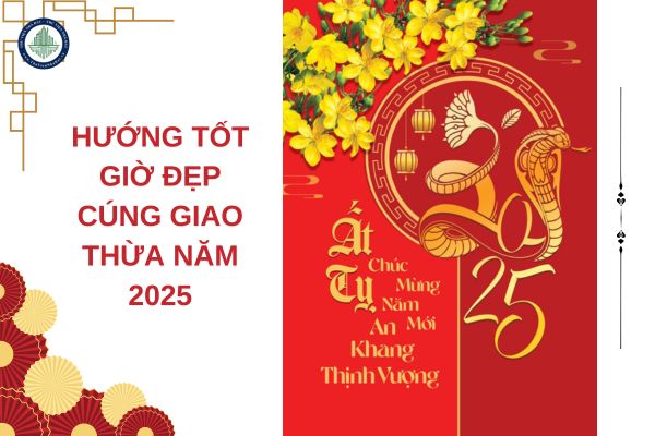 Hướng tốt giờ đẹp cúng Giao thừa năm 2025?