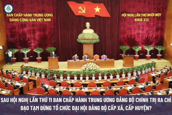 Sau Hội nghị lần thứ 11 Ban Chấp hành Trung ương Đảng Bộ Chính trị ra chỉ đạo tạm dừng tổ chức đại hội đảng bộ cấp xã, cấp huyện?