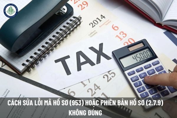 Cách sửa lỗi Mã hồ sơ (953) hoặc phiên bản hồ sơ (2.7.9) không đúng