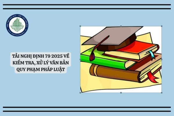 Tải Nghị định 79 2025 về Kiểm tra, xử lý văn bản quy phạm pháp luật