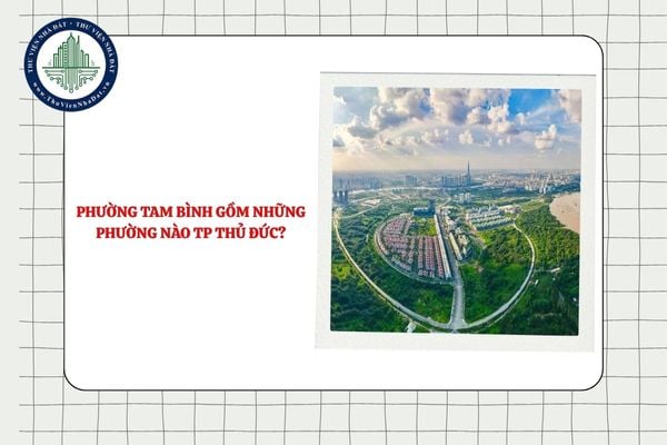Phường Tam Bình gồm những phường nào TP Thủ Đức cũ sau sáp nhập?