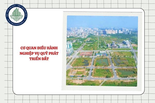 Cơ quan điều hành nghiệp vụ Quỹ phát triển đất gồm cơ quan nào?