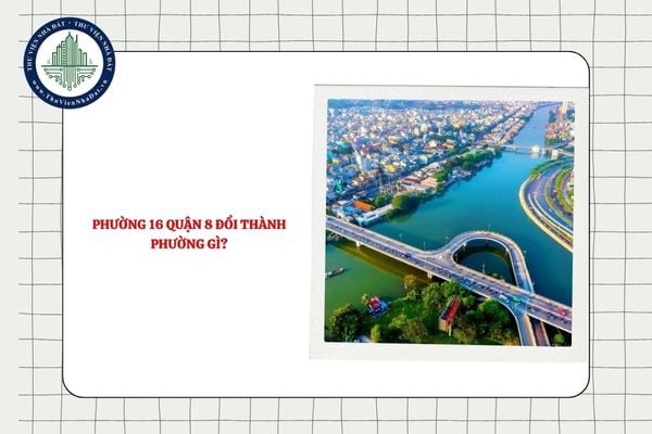 Phường 16 Quận 8 đổi thành phường gì sau sáp nhập TPHCM?