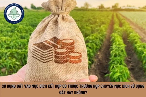 Sử dụng đất vào mục đích kết hợp có thuộc trường hợp chuyển mục đích sử dụng đất hay không? (Hình từ Internet)