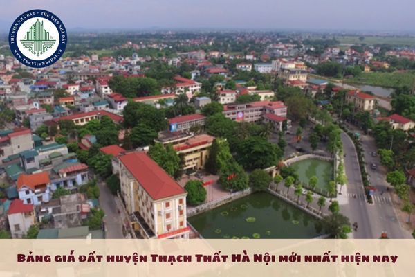 Bảng giá đất huyện Thạch Thất Hà Nội mới nhất hiện nay