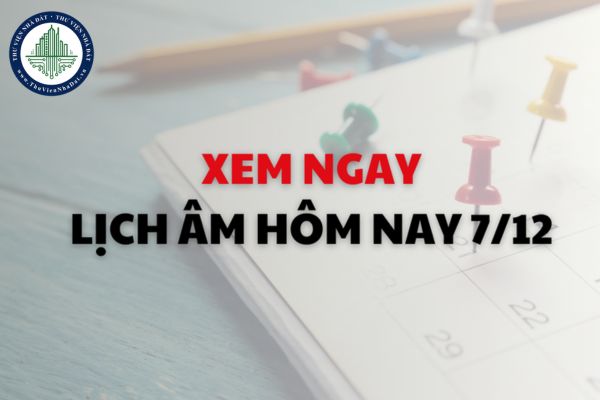 Ngày 7 12 năm 2024 là ngày gì? Ngày 7 12 năm 2024 trúng thứ mấy? Ngày 7 12 năm 2024 là ngày mấy âm lịch?