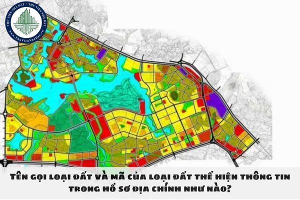 Tên gọi loại đất và mã của loại đất thể hiện thông tin trong hồ sơ địa chính như nào?