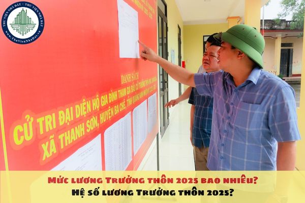 Mức lương Trưởng thôn 2025 bao nhiêu? Hệ số lương Trưởng thôn 2025?