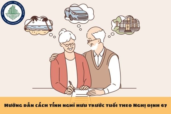 Hướng dẫn cách tính nghỉ hưu trước tuổi theo Nghị định 67