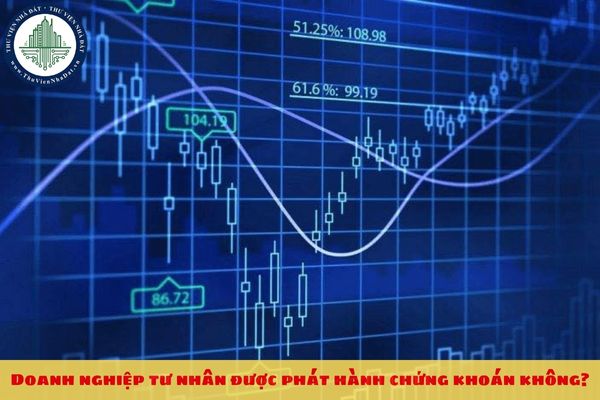 Doanh nghiệp tư nhân được phát hành chứng khoán không?