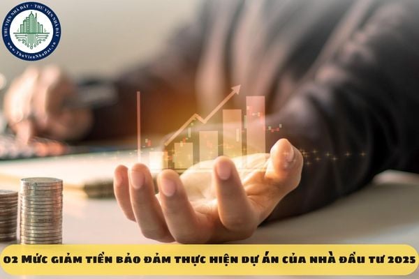 02 Mức giảm tiền bảo đảm thực hiện dự án của nhà đầu tư 2025