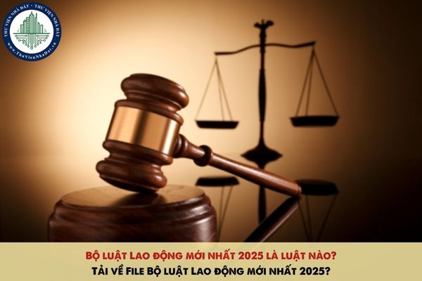 Bộ luật Lao động mới nhất 2025 là luật nào? Tải về File Bộ luật Lao động mới nhất 2025?