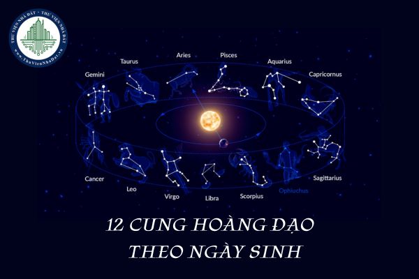 Bảng 12 cung hoàng đạo theo ngày sinh 2025? Tra cứu cung hoàng đạo?