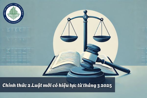 Chính thức 2 Luật mới có hiệu lực từ tháng 3 2025 