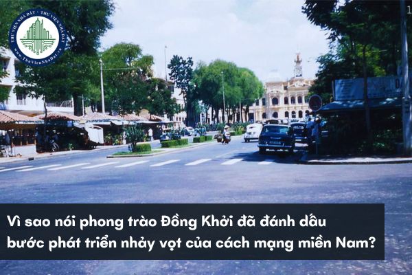 Vì sao nói phong trào Đồng Khởi đã đánh dấu bước phát triển nhảy vọt của cách mạng miền Nam?