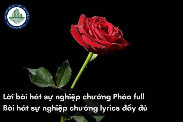 Sự nghiệp chướng lyrics? Lời bài hát Sự nghiệp chướng Pháo