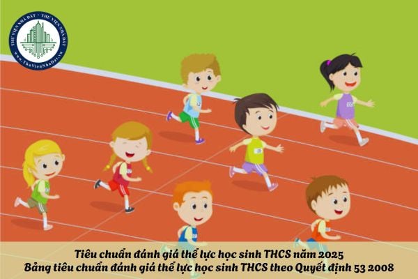 Tiêu chuẩn đánh giá thể lực học sinh THCS năm 2025? Bảng tiêu chuẩn đánh giá thể lực học sinh THCS theo Quyết định 53 2008