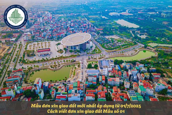 Mẫu đơn xin giao đất mới nhất áp dụng từ 01/7/2025? Cách viết đơn xin giao đất Mẫu số 01