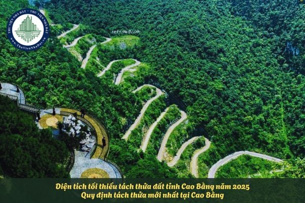 Diện tích tối thiểu tách thửa đất tỉnh Cao Bằng năm 2025? Quy định tách thửa mới nhất tại Cao Bằng