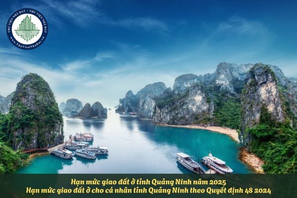 Hạn mức giao đất ở tỉnh Quảng Ninh năm 2025? Hạn mức giao đất ở cho cá nhân tỉnh Quảng Ninh theo Quyết định 48 2024
