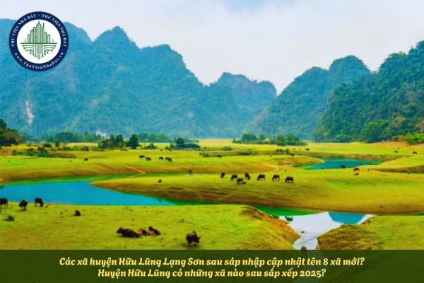 Các xã huyện Hữu Lũng Lạng Sơn sau sáp nhập cập nhật tên 8 xã mới? Huyện Hữu Lũng có những xã nào sau sắp xếp 2025?