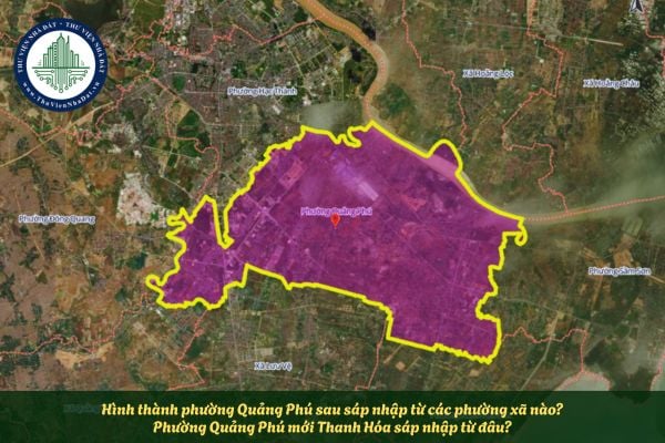 Hình thành phường Quảng Phú sau sáp nhập từ các phường xã nào? Phường Quảng Phú mới Thanh Hóa sáp nhập từ đâu?